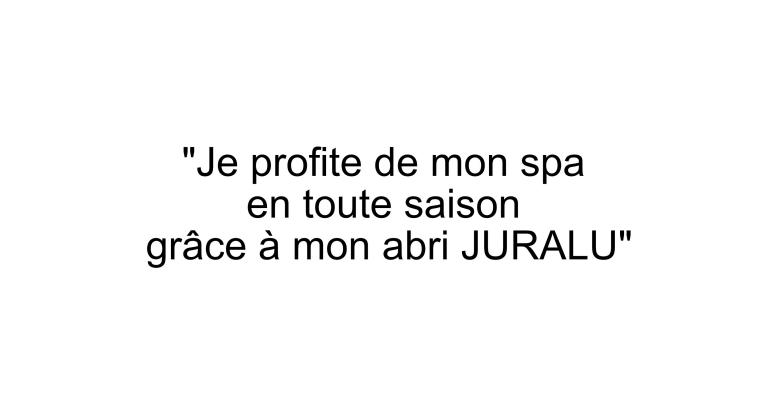 Je nage sous mon abri semi-haut Zenith de Juralu