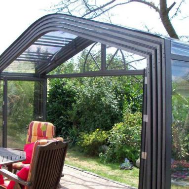 Abri de spa télescopique en forme de maisonnette I Abri pour spa extérieur I Modèle Nostalgy Juralu
