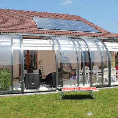 Véranda amovible pour terrasse modèle SAPHIR
