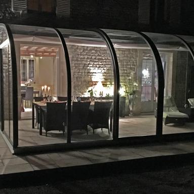 Abri de terrasse de type véranda SAPHIR
