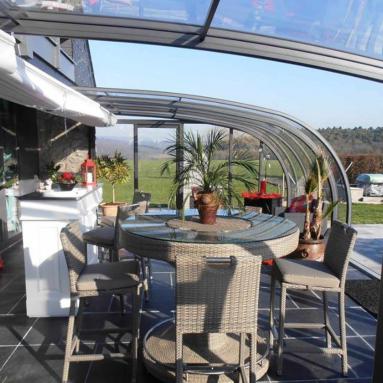 Abri de terrasse mobile modèle SAPHIR
