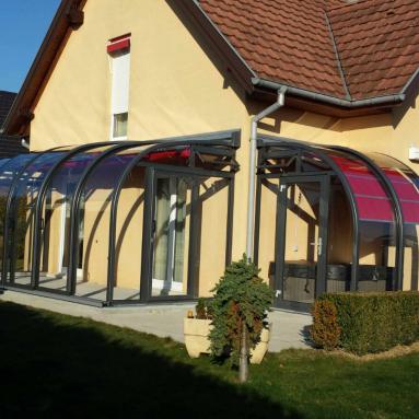 Véranda mobile pour terrasse modèle SAPHIR
