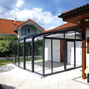 Pergola bioclimatique coulissante modèle TOPAZ
