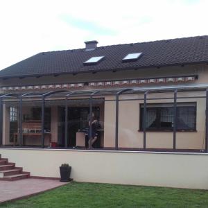 Verrière véranda pour terrasse mobile modèle TOPAZ
